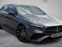 Used Mercedes A180 AMG line 136 HP (100 kW) 2025 Grey Hatchback