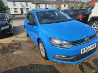 Used VW Polo SE 2015 Blue Hatchback