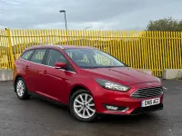 Used Ford Focus Titanium 2015 Red Estate