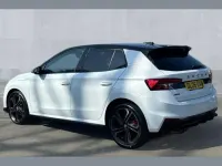 Used Skoda Fabia 174 HP (127 kW) 2026 Moon white metallic black magic pearl effect Hatchback