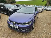 Used VW Polo Match 95 HP (69 kW) 2025 Blue Hatchback