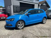 Used VW Polo SEL 2014 Blue Hatchback