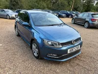 Used VW Polo Edition 90 HP (66 kW) 2017 Blue Hatchback