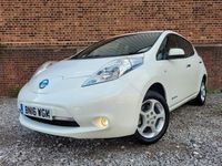 Used Nissan Leaf Acenta 80 kW (109 HP) 2016 White Hatchback