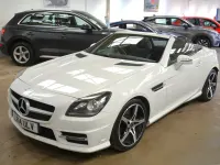 Used Mercedes SLK250 AMG 2014 White Cabriolet