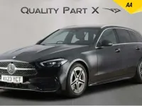 Used Mercedes C200 AMG line 2023 Black Estate