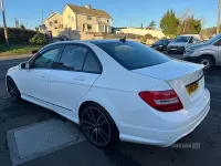 Used Mercedes C220 AMG 2014 White Sedan