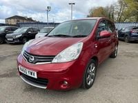 Used Nissan Note N-TEC 110 HP (80 kW) 2010 Red Hatchback