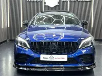 Used Mercedes C220 AMG line 2021 Blue Coupe