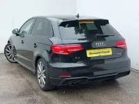 Used Audi A3 Black Edition 190 HP (139 kW) 2018 Black Sedan