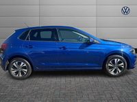 Used VW Polo Match 95 HP (69 kW) 2021 Blue Hatchback