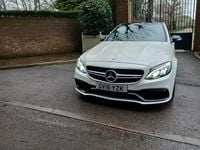 Used Mercedes C63 AMG Premium 2015 Mystic white pearl Sedan