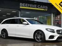 Gebraucht Mercedes E220 AMG line 194 PS (142 kW) 2019 Weiß Kombi