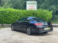 Used Mercedes C220 AMG line 2018 Black Coupe