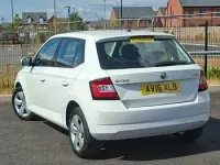 Used Skoda Fabia SE 90 HP (66 kW) 2016 White Hatchback