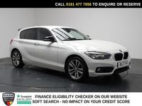 Used BMW 118 Sport Line 136 HP (100 kW) 2017 White Hatchback