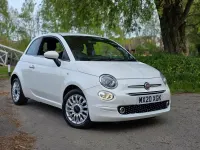 Used Fiat 500 Lounge 69 HP (50 kW) 2020 White Hatchback