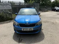 Used Skoda Fabia SE 60 HP (44 kW) 2015 Blue Hatchback
