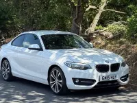 Used BMW 218 Sport Line 2015 White Coupe