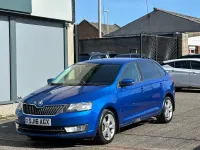 Usado Skoda Rapid SE 110 HP (80 kW) 2016 Azul Citadino