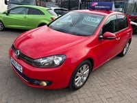 Used VW Golf VI Match 122 HP (89 kW) 2010 Red Hatchback