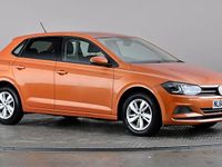 Used VW Polo SE 95 HP (69 kW) 2018 Orange Hatchback
