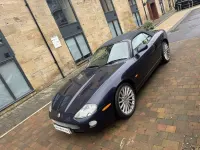 Used Jaguar XKR S 400 HP (294 kW) 2006 Blue Cabriolet