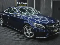 Used Mercedes C250 AMG Line Premium Plus 204 HP (150 kW) 2017 Blue Coupe