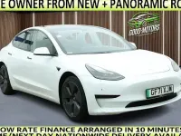 Used Tesla Model 3 Standard Range Plus 366 kW (498 HP) 2021 White Sedan