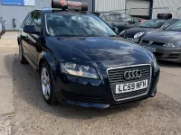 Used Audi A3 Comfort 102 HP (75 kW) 2009 Blue Hatchback