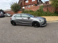 Used Mercedes A160 AMG line 102 HP (75 kW) 2017 Grey Hatchback