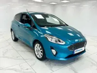 Used Ford Fiesta Titanium 100 HP (73 kW) 2018 Blue Hatchback