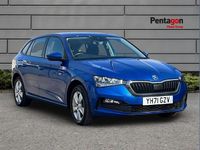 Used Skoda Scala SE 108 HP (79 kW) 2021 Blue Hatchback