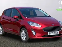 Used Ford Fiesta Zetec 101 HP (74 kW) 2019 Red Hatchback
