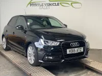 Used Audi A1 Sportback S-Line 150 HP (110 kW) 2015 Black Hatchback
