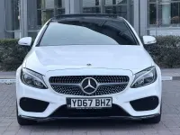 Used Mercedes C200 AMG Line Premium Plus 181 HP (133 kW) 2017 White Coupe