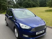 Used Ford Grand C-Max Titanium 118 HP (86 kW) 2016 Blue MPV
