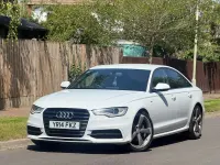 Used Audi A6 Black Edition 2014 White Sedan
