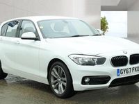 Used BMW 118 Sport Line 2017 White Hatchback