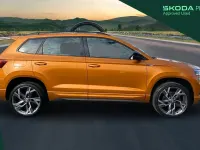 Used Skoda Karoq SportLine 150 HP (110 kW) 2024 Phoenix orange metallic SUV