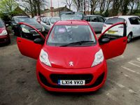 Begagnad Peugeot 107 Access 68 HK (50 kW) 2014 Röd Halvkombi