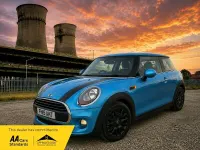 Used Mini ONE 102 HP (75 kW) 2016 Blue Hatchback