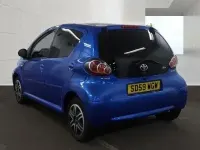 Used Toyota Aygo 67 HP (49 kW) 2009 Blue Hatchback