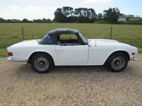 Used Triumph TR6 150 HP (110 kW) 1972 White Cabriolet