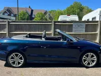 Used Audi A3 Cabriolet S-Line 190 HP (139 kW) 2017 Blue Cabriolet