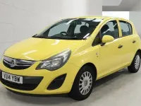 Used Vauxhall Corsa S 80 HP (58 kW) 2014 Yellow Hatchback