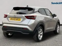 Used Nissan Juke N-Connecta 117 HP (86 kW) 2019 Silver SUV