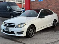 Usado Mercedes C220 Sport Edition 170 CV (125 kW) 2014 Blanco Berlina