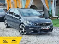 Used Peugeot 308 GT-line 130 HP (95 kW) 2019 Grey Hatchback