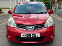 Used Nissan Note Tekna 110 HP (80 kW) 2009 Red Hatchback